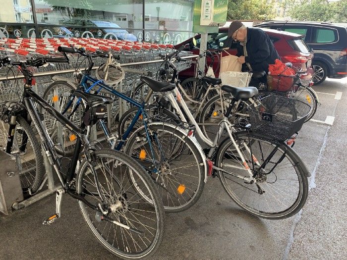 Bikes at the store