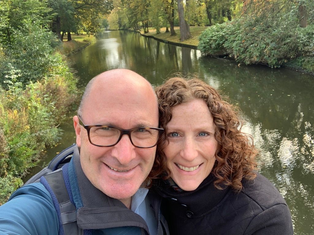 Alison and I in Brugge